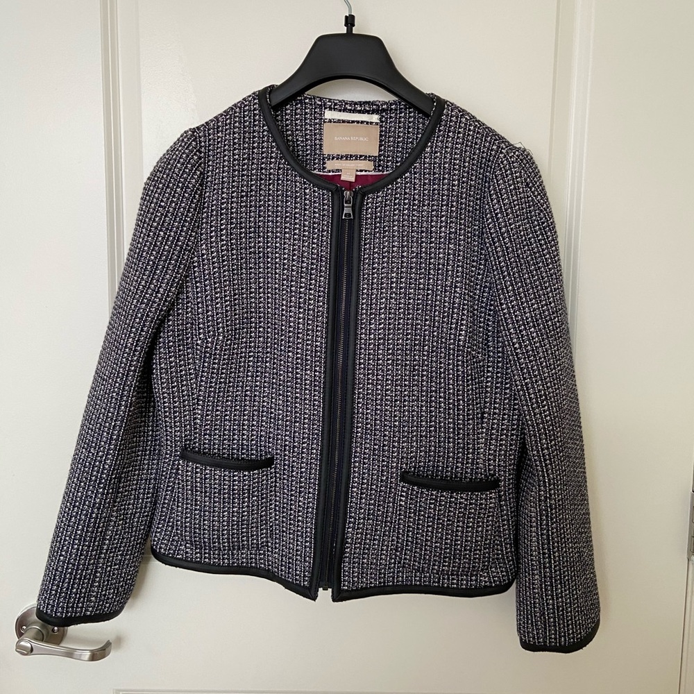 Banana Republic Herringbone Blazer
